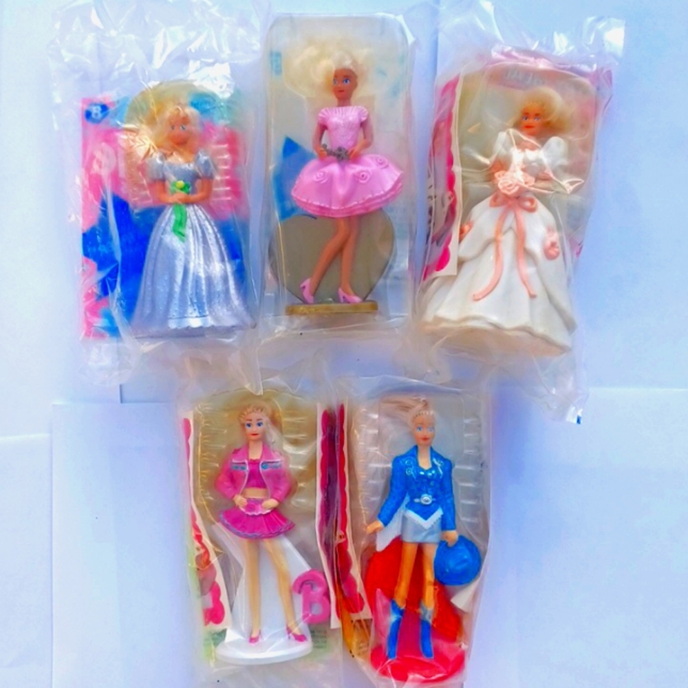 Vintage Barbie Mcdonald's Happy Meal Toys
